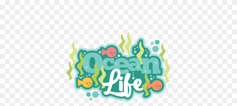 Cean Life Title Scrapbook Cute Clipart, Art, Graphics, Sticker, Face Png