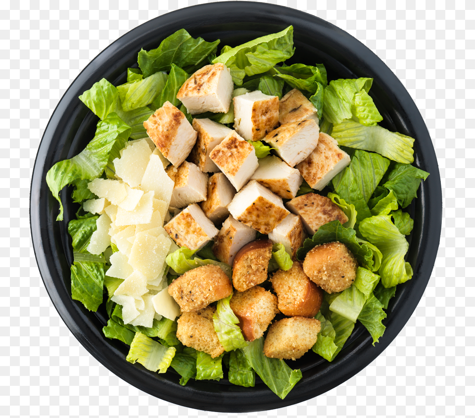 Ceasar Pdq Chicken Caesar Salad, Food, Food Presentation, Dish, Meal Free Transparent Png
