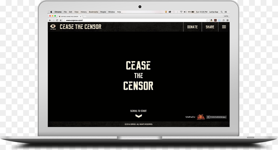 Cease The Censor Mini Site Led Backlit Lcd Display, Computer, Electronics, Laptop, Pc Free Png