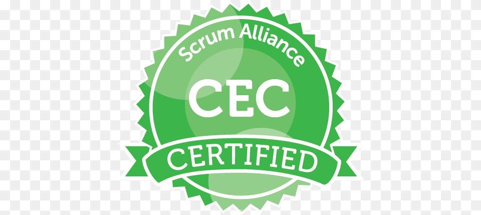 Cec Csd Certified Scrum Developer, Logo, Badge, Green, Symbol Png