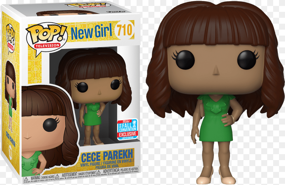 Cece Parekh Nycc18 Pop Vinyl Figure New Girl Funko Pop Cece, Toy, Doll, Person, Baby Free Transparent Png