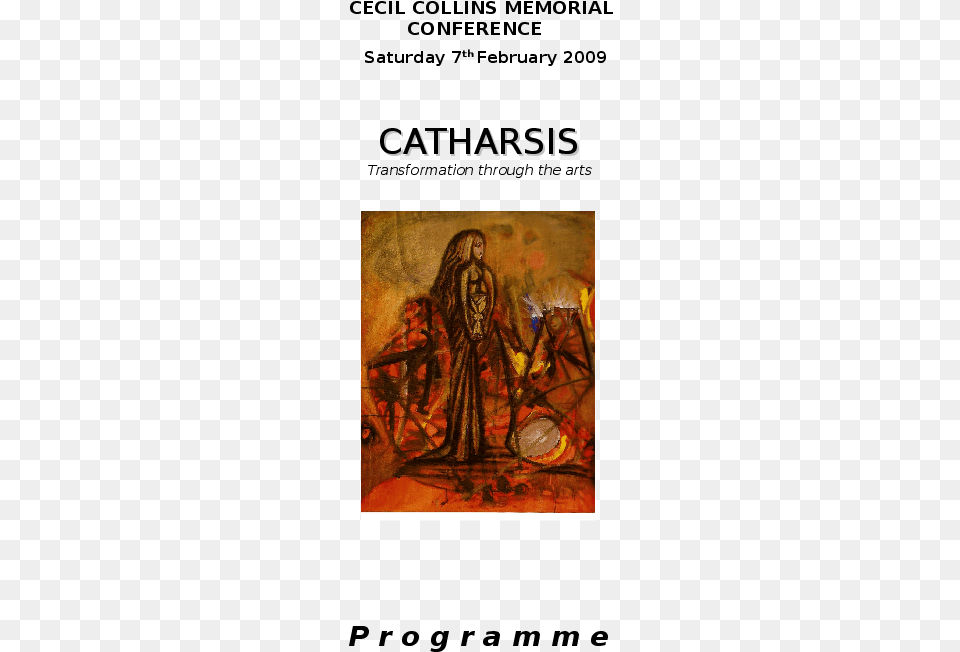 Cecil Collins Memorial Conference 2009 Poster, Art, Book, Painting, Publication Png Image