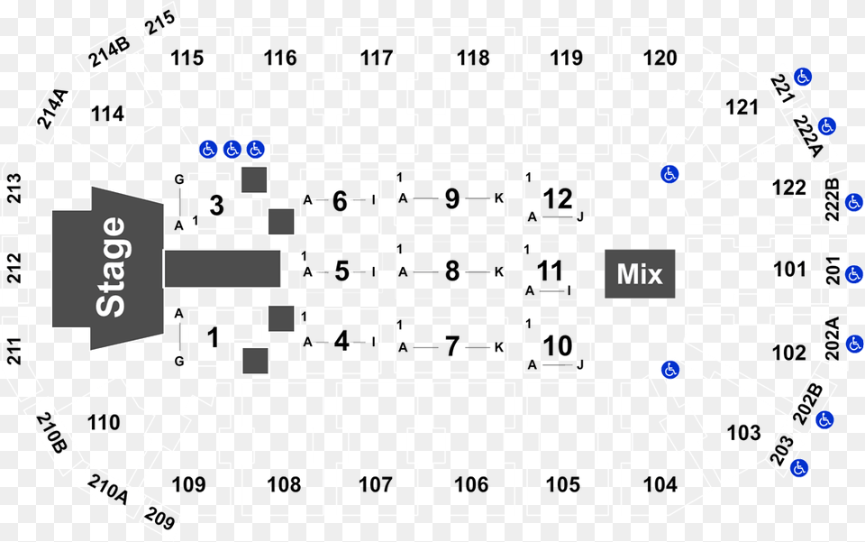 Cedar Park Center Seat Numbers, Scoreboard, Diagram Png