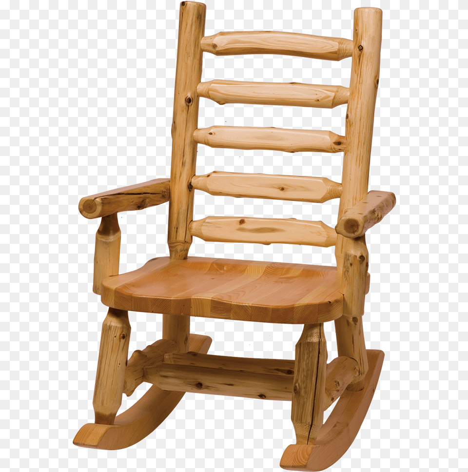 Cedar Rocking Chairs Log Rocking Chair, Furniture, Rocking Chair Free Png Download