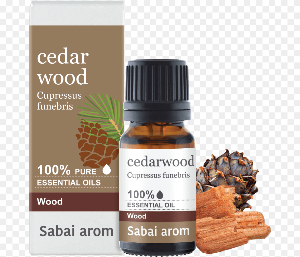 Cedar Wood China 100 Pure Essential Oil 10 Ml Essential Oil, Herbal, Herbs, Plant, Bottle Free Png Download