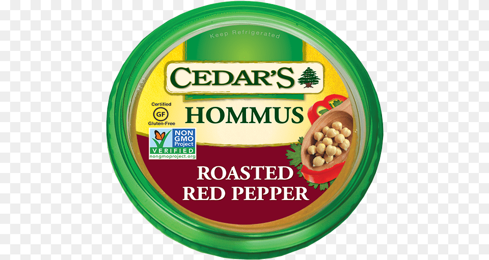 Cedars Garlic Lovers Hommus 8 Oz, Food, Produce Free Png