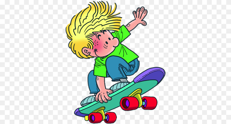 Cedric Riding His Skateboard Skateboard Deck, Baby, Person, Plant, Lawn Mower Free Png