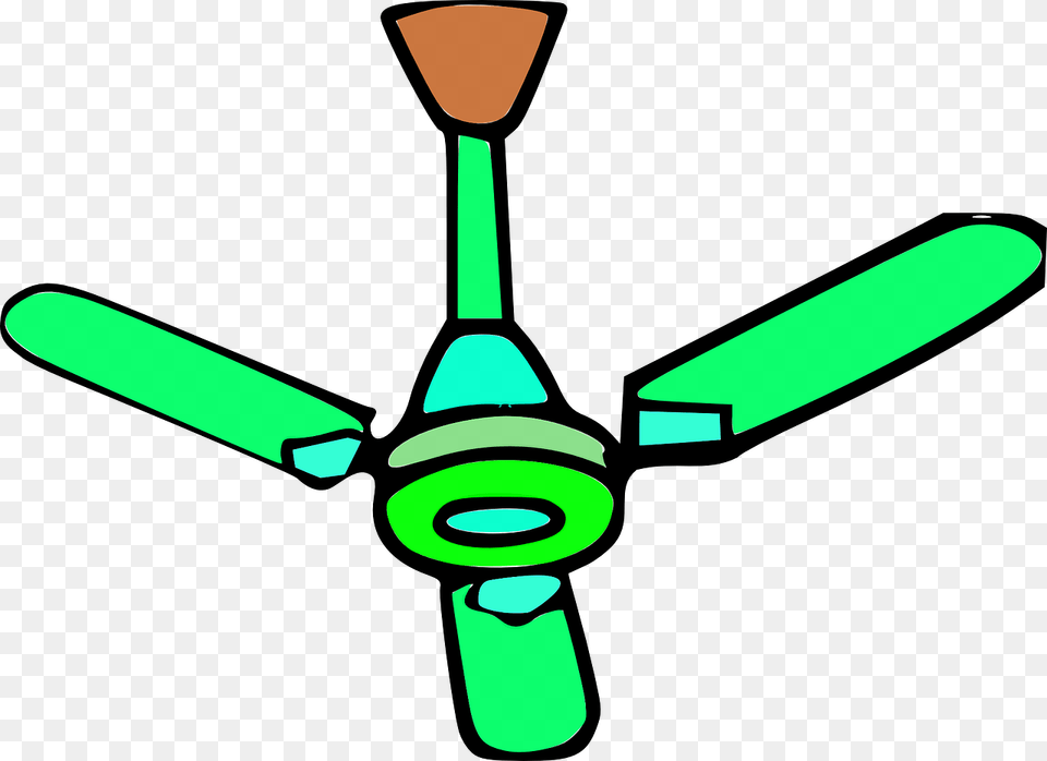 Ceiling Fan Clipart Cartoon Images Of Fan, Appliance, Ceiling Fan, Device, Electrical Device Png Image
