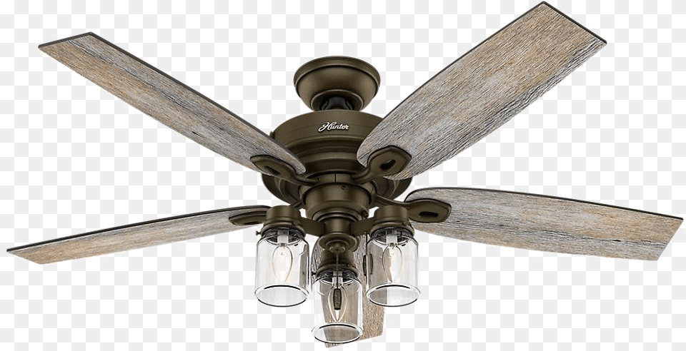 Ceiling Fan Transparent Hd Photo Grey Ceiling Fan With Light, Appliance, Ceiling Fan, Device, Electrical Device Free Png Download