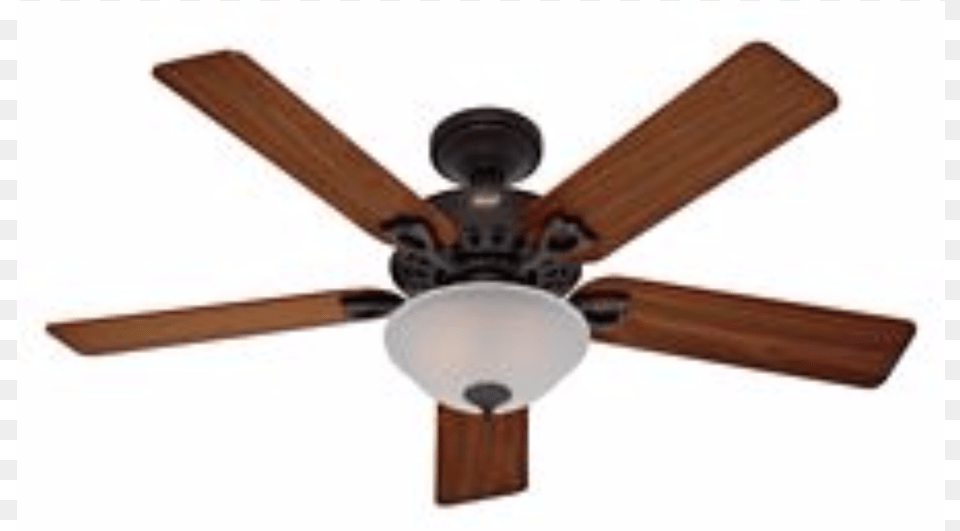 Ceiling Fan With Light Hunter Fan 52 Inches At Ceiling Fan, Appliance, Ceiling Fan, Device, Electrical Device Free Png