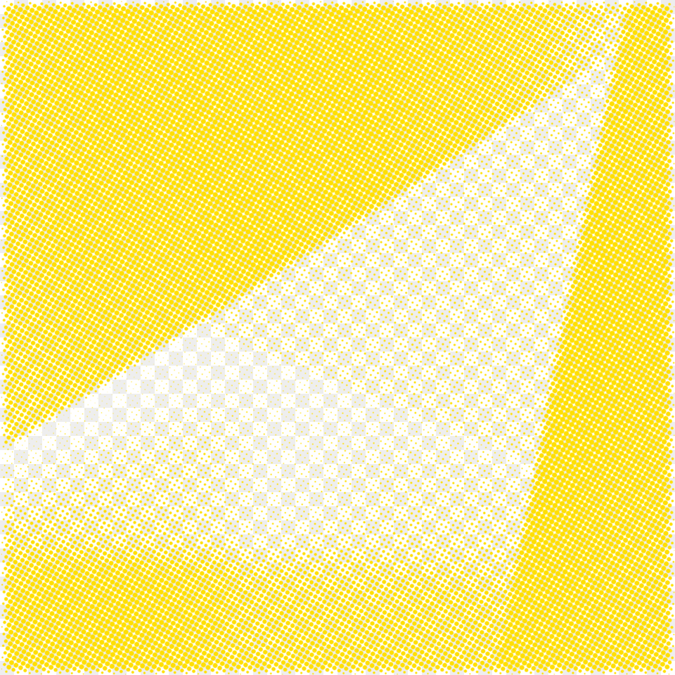 Ceilings Halftone 3yellow Colorfulness, Triangle Free Png Download
