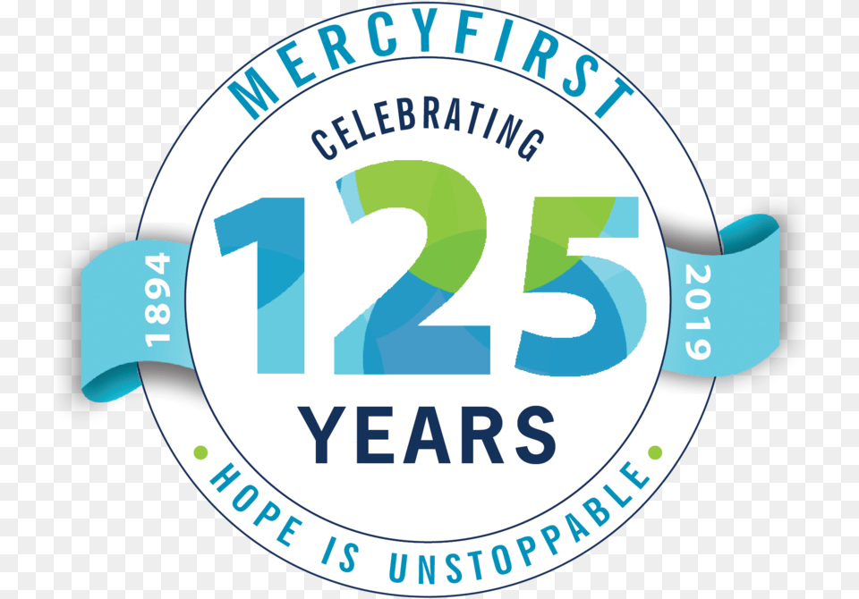 Celebrate 125 Years U2014 Mercyfirst Celebrating, Logo, Disk, Text Free Png Download