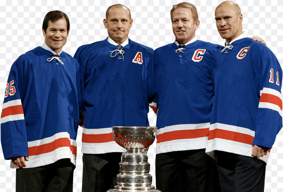 Celebrate 25 Years With Members Of The New York Rangers 1994 New York Rangers, Person, People, Adult, Man Png Image