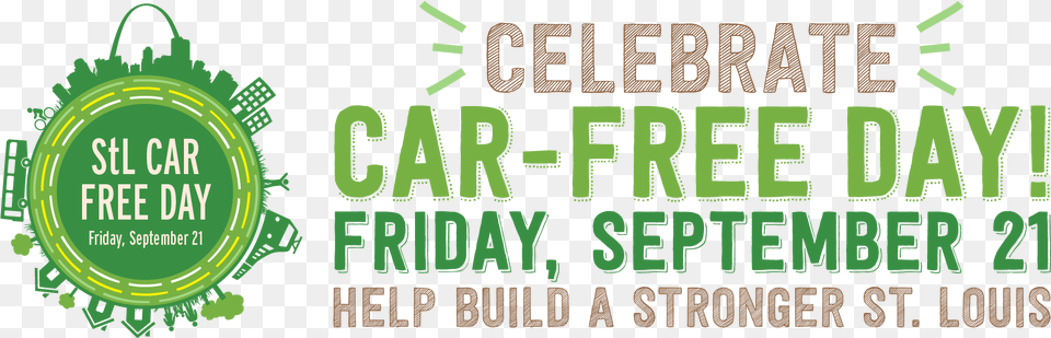 Celebrate Car Day Friday September Poster, Green, Logo, Plant, Vegetation Png Image