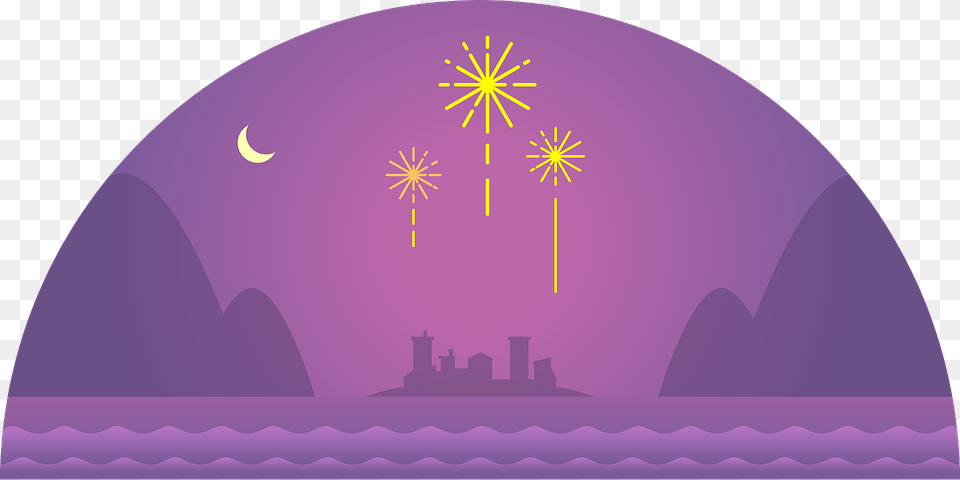 Celebrate Firework Celebration Party Illustration, Purple, Nature, Night, Outdoors Free Png