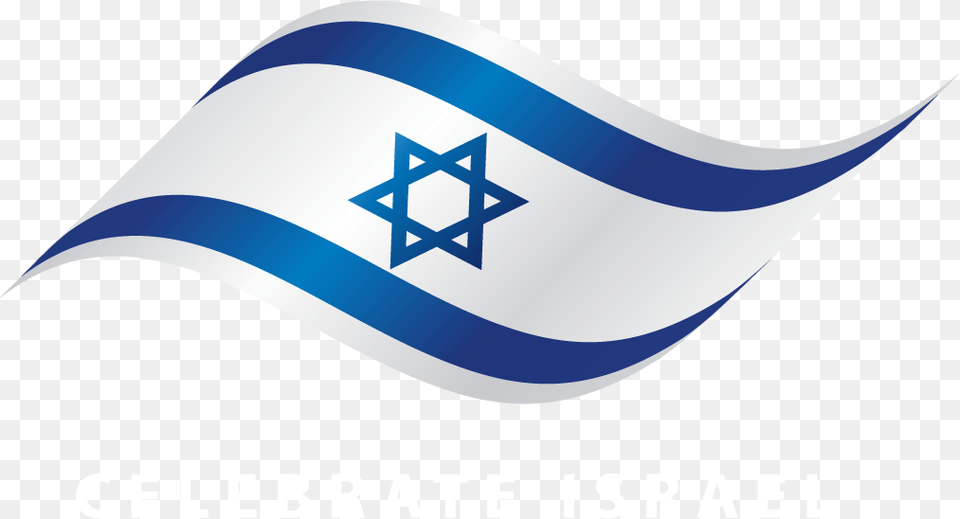 Celebrate Israel Logo State Of Israel Flag Round Cufflinks Boxed Israeli, Animal, Fish, Sea Life, Shark Free Transparent Png