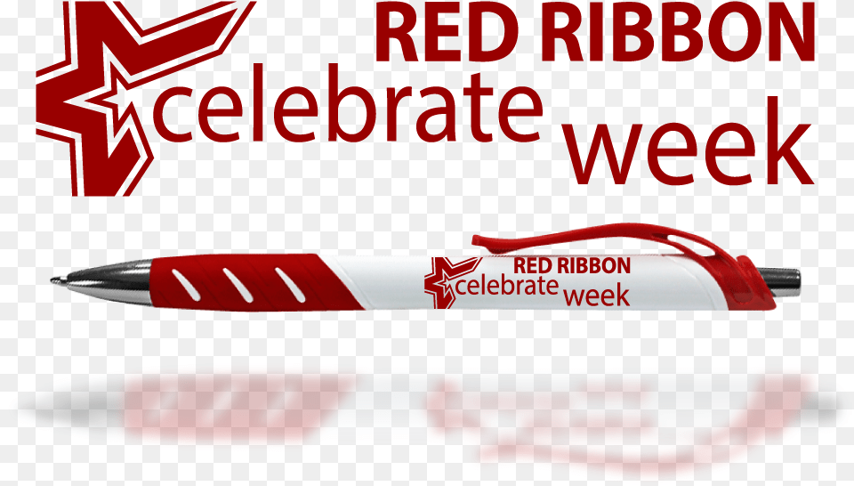 Celebrate Red Ribbon Week Main Telegate, Pen, Mortar Shell, Weapon Png Image