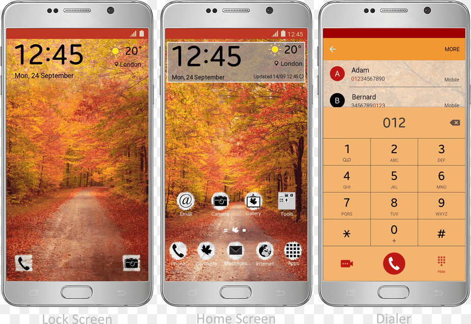 Celebrate The Coming Of Fall With This Colorful Theme Iphone, Electronics, Mobile Phone, Phone, Text Free Transparent Png