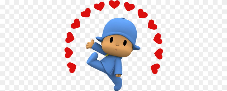 Celebrate Valentineu0027s Day With A Lot Of Funny Content Pocoyo Apple Screen Touch Watch, Baby, Person Free Transparent Png