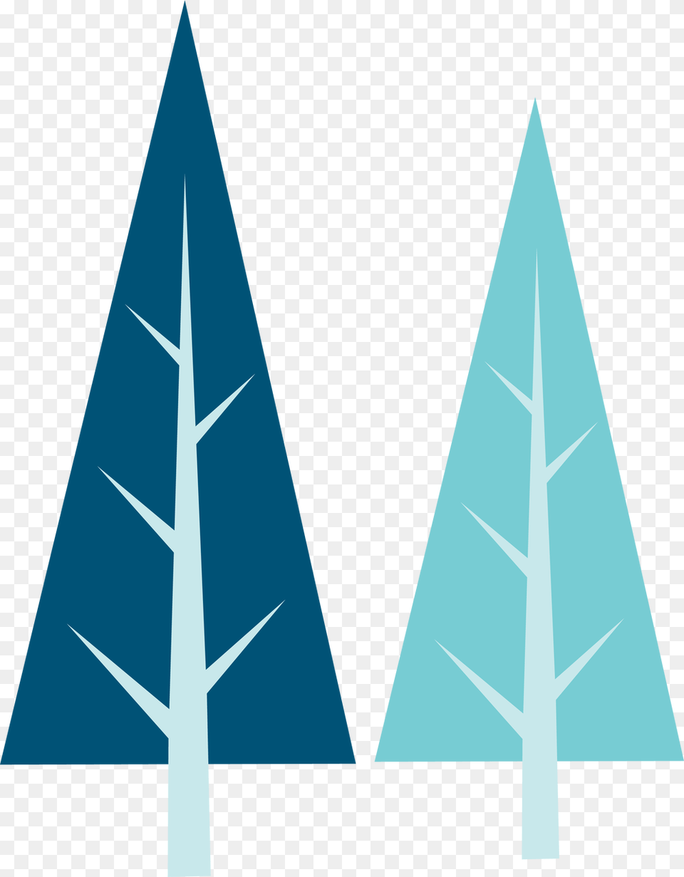 Celebrate Winter Trees Svg Cut File Blue Winter Trees, Triangle, Weapon Free Png