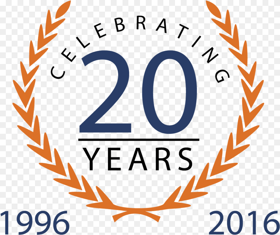 Celebrates 20 Years Of Service To Its Global Customers Base, Symbol, Number, Text, Person Free Png