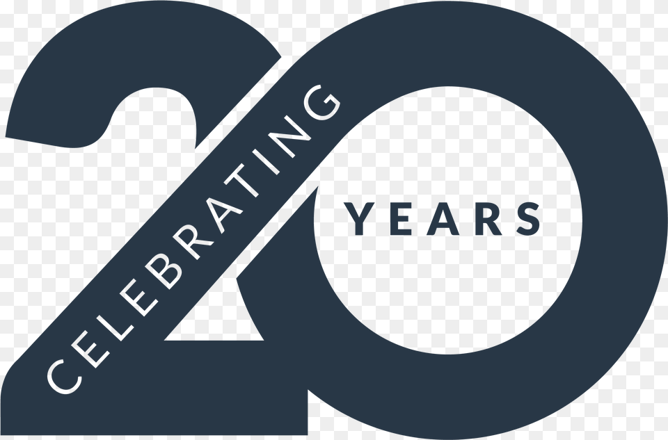 Celebrating 20 Years Celebrating 20 Years Logo, Text, Disk Free Png Download