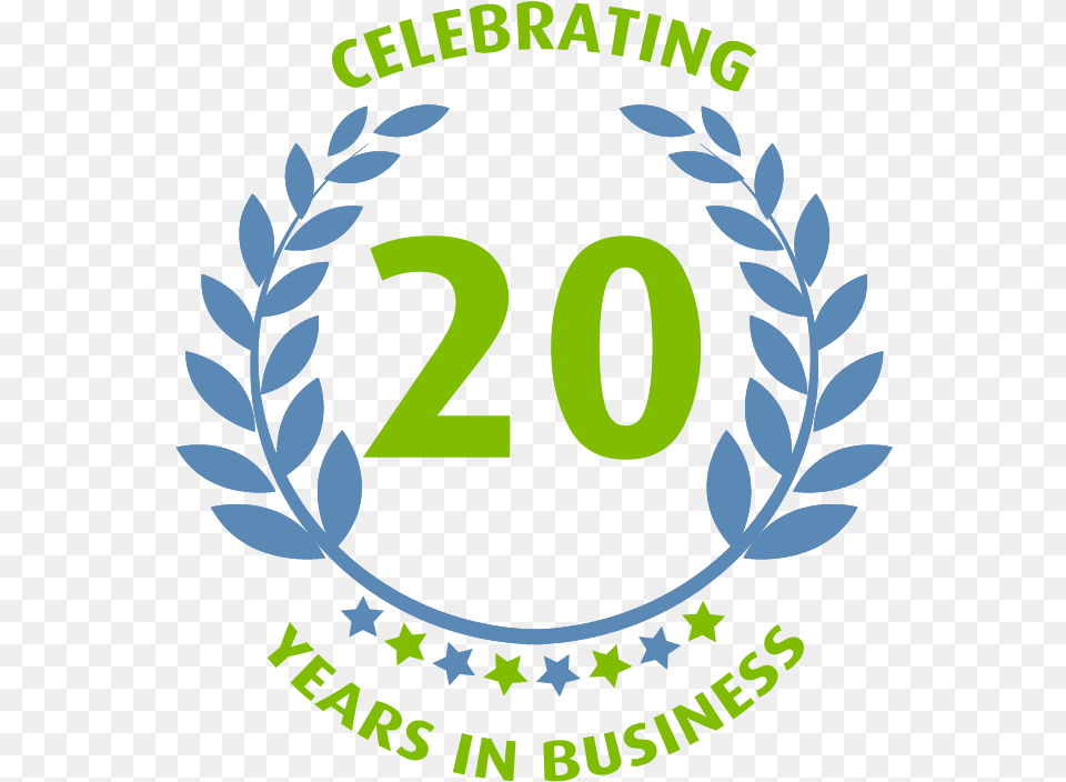 Celebrating 20 Years In Business 20 Years Of Excellence Logo, Symbol, Number, Text, Person Png Image