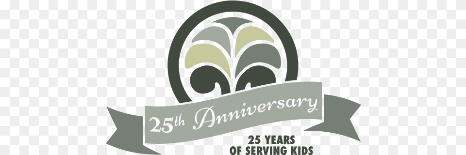 Celebrating 25 Years Of Serving Kids Youth Opportunity Center, Logo, Sticker, Advertisement, Poster Png