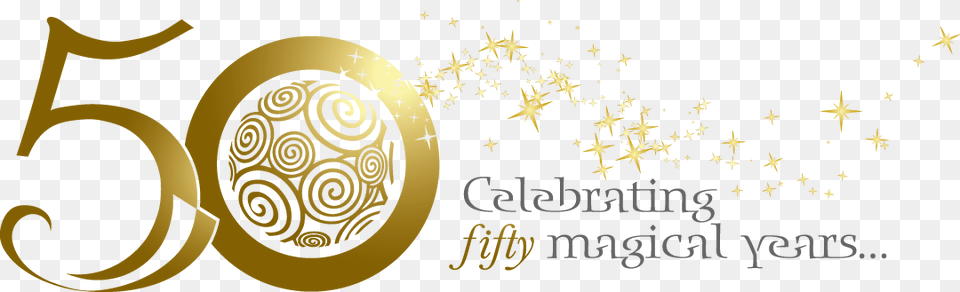 Celebrating 50 Magical Years Celebrating 50 Years Logo, Symbol, Text Free Transparent Png