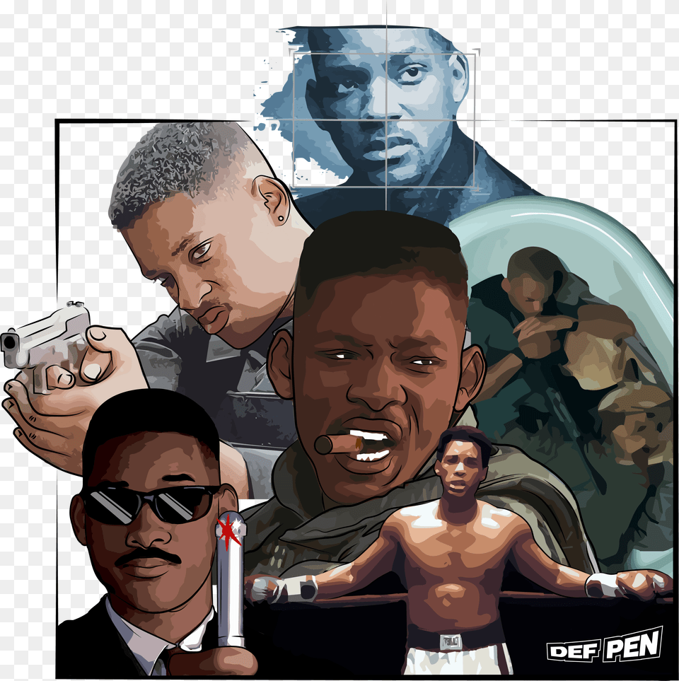 Celebrating 50 Years Of Will Smith, Accessories, Sunglasses, Man, Person Free Png