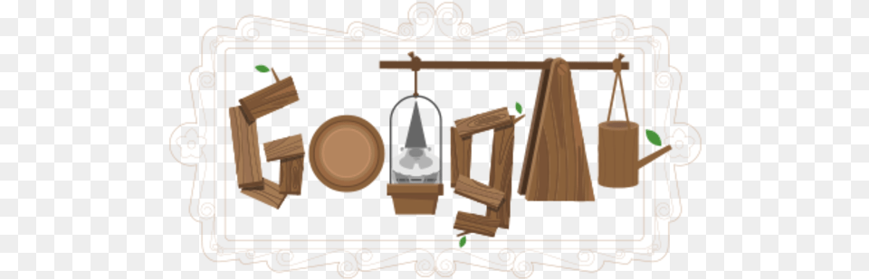 Celebrating Garden Gnomes Google Doodle, Plate, Arch, Architecture, Bulldozer Png Image