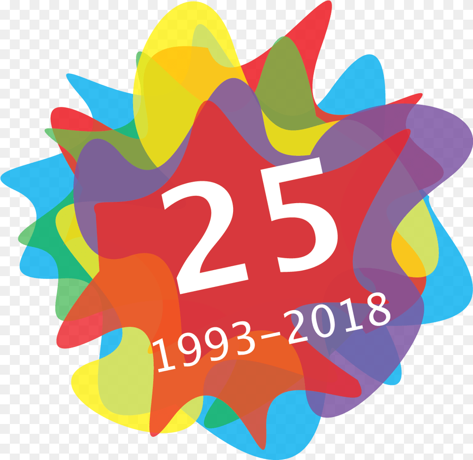 Celebrating Our 25th Anniversary Graphic Design, Number, Symbol, Text, Art Free Transparent Png