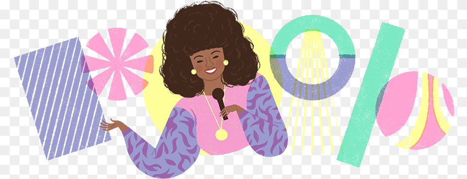 Celebrating Selena Quintanilla Google Doodles Of Famous People, Purple, Adult, Person, Woman Free Transparent Png