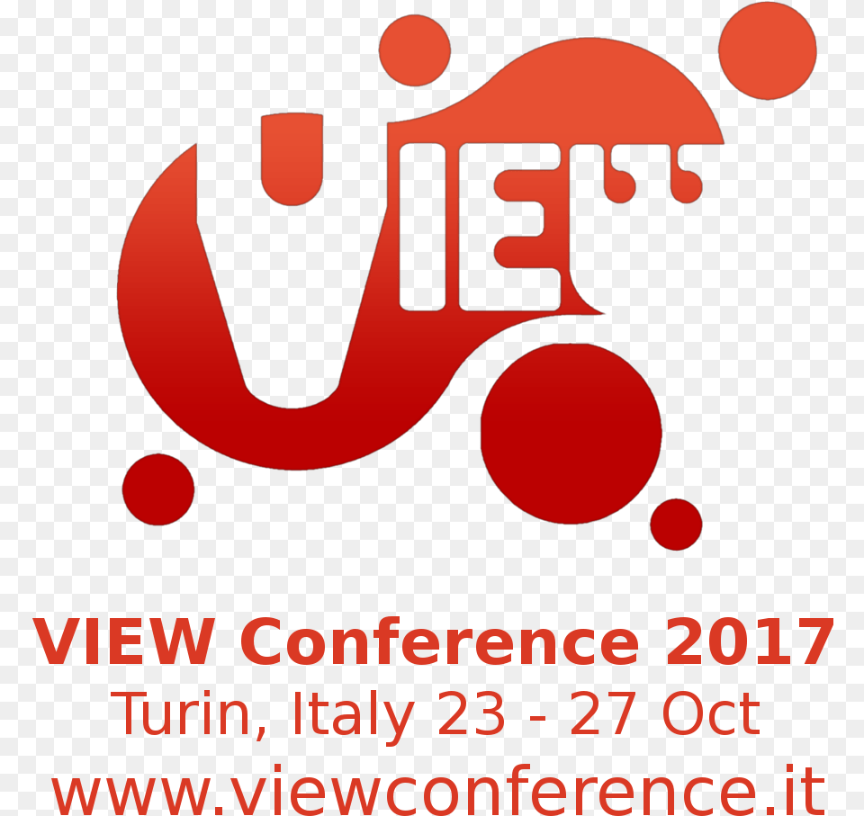Celebrating The Best In Animation And Video Games View Conference Logo, Advertisement, Poster Png Image