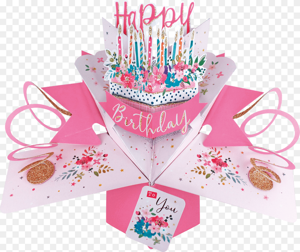 Celebration 3d Pop Up Card Happy Anniversary Birthday Pop Up Happy Birthday, Birthday Cake, People, Person, Food Free Png