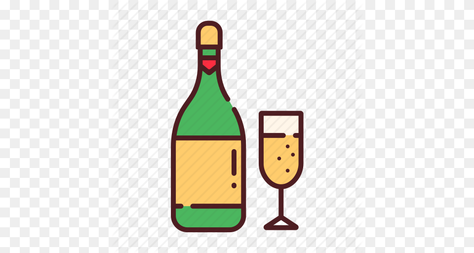 Celebration Champagne Cheers Christmas Party Wine Xmas Icon, Alcohol, Wine Bottle, Liquor, Bottle Png