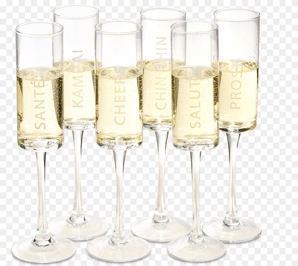 Celebration Champagne Flutes Champagne Stemware, Alcohol, Beverage, Glass, Liquor Free Png Download