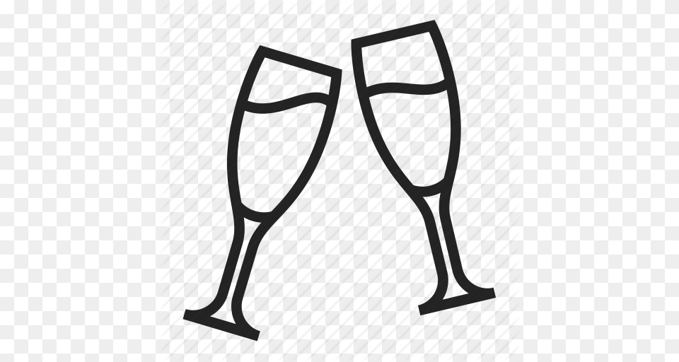 Celebration Champagne Glasses Icon, Glass, Racket, Tennis Racket, Tennis Png