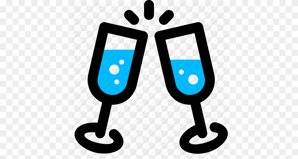 Celebration Champagne Toast Wine Icon, Glass, Robot Free Png
