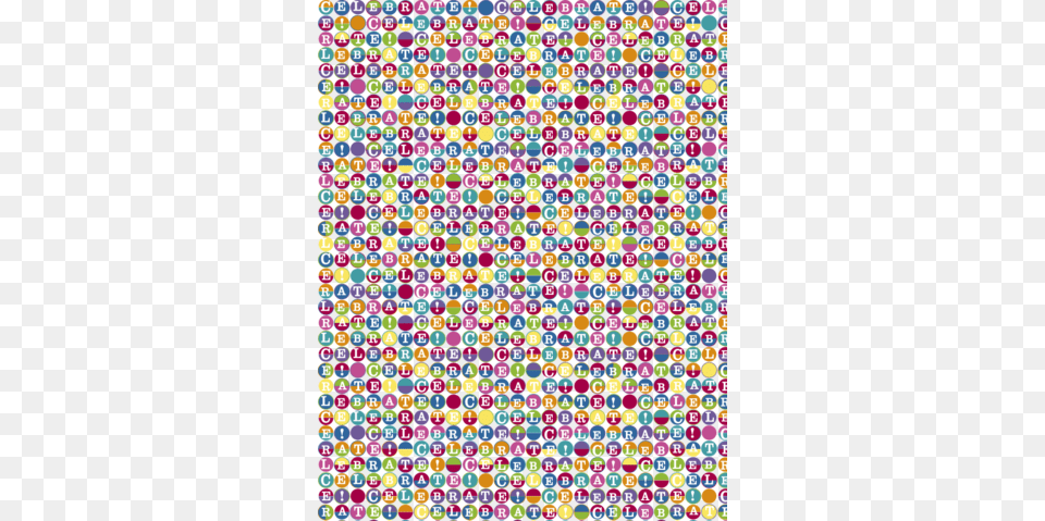 Celebration Circles Scalloped Tissue Paper Circle, Pattern Png Image