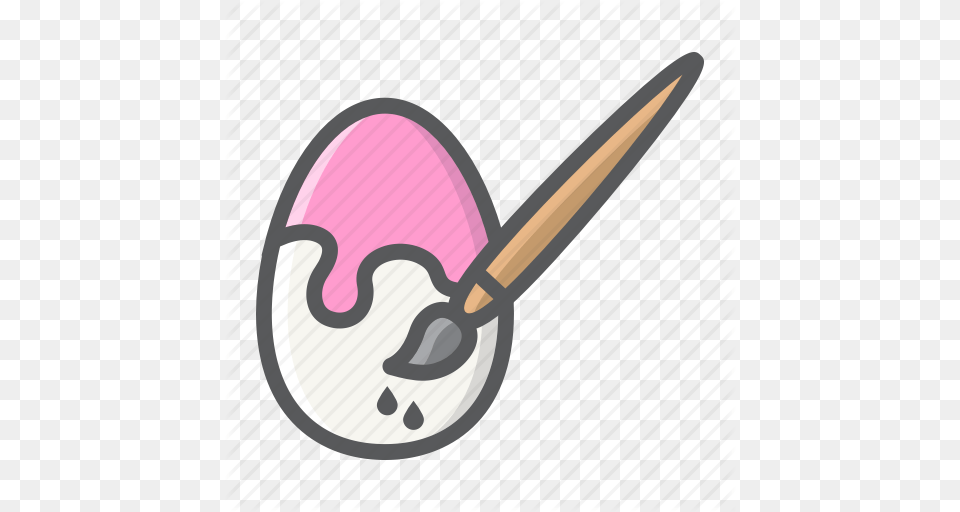 Celebration Easter Egg Food Happy Holiday Painting Icon, Blade, Dagger, Knife, Weapon Free Png Download