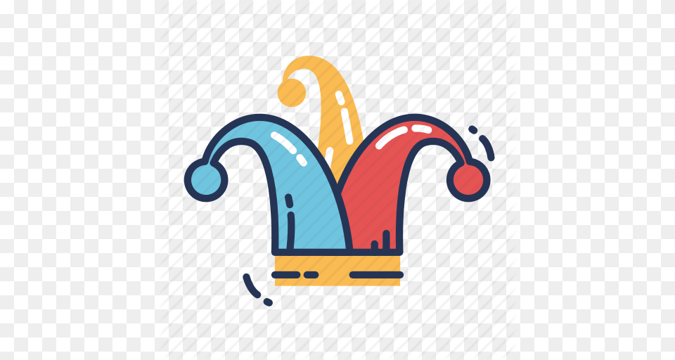 Celebration Festival Hat Holiday Jester Mardi Gras Party Icon, Art, Graphics, Banana, Food Free Transparent Png