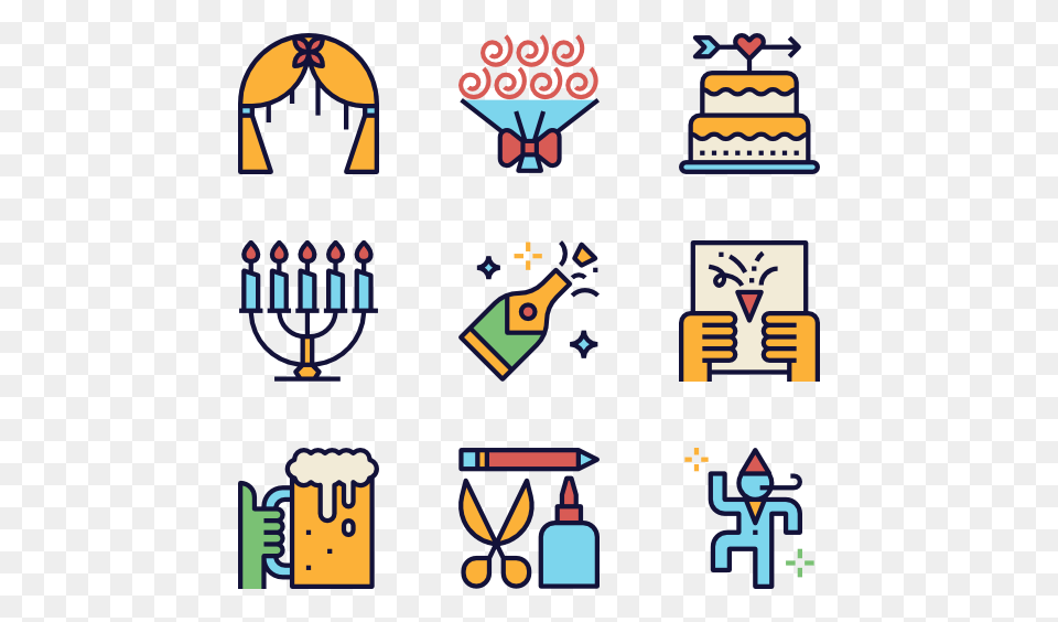 Celebration Free Icons, Festival, Hanukkah Menorah Png Image