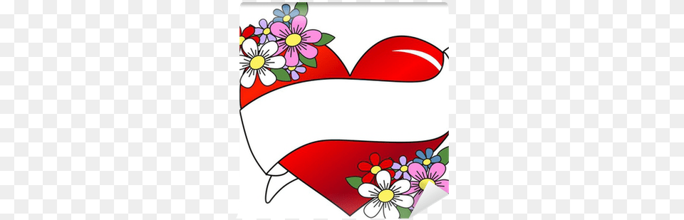 Celebration Greeting Love Tattoo Wall Mural Pixers Can Stock, Art, Floral Design, Graphics, Pattern Png