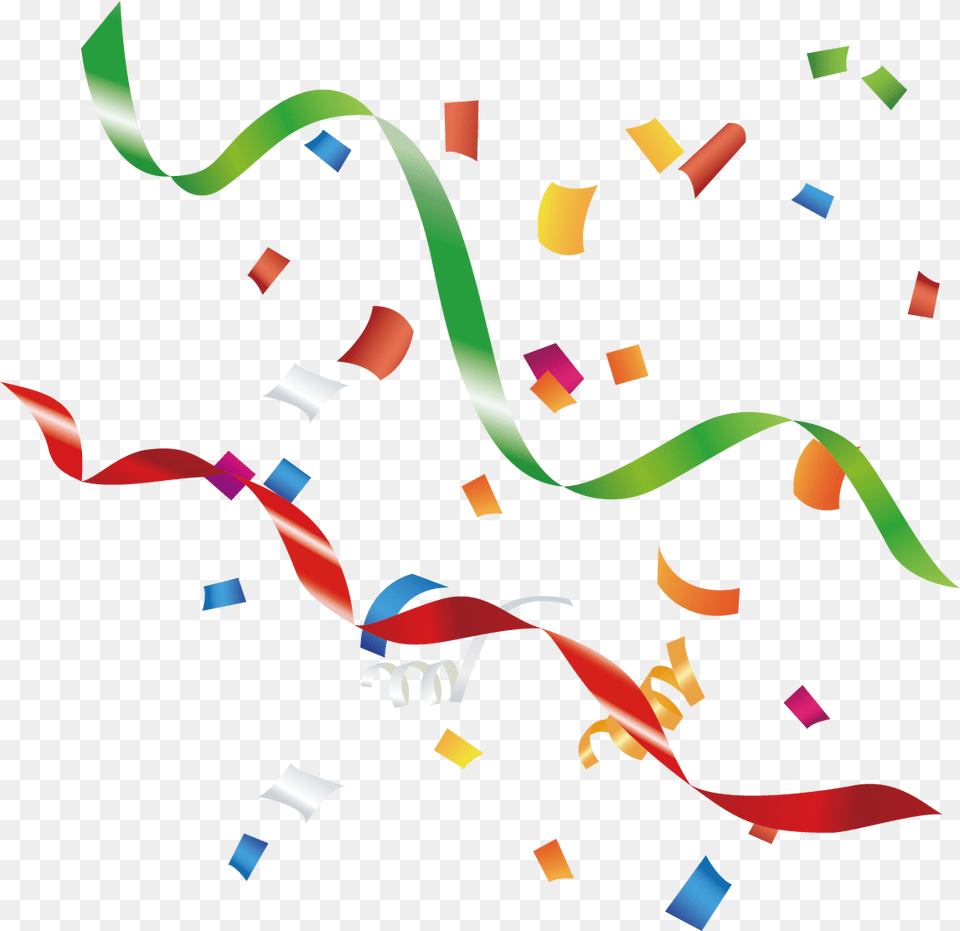 Celebration Vector Celebration Ribbon, Confetti, Paper, Baby, Person Free Png Download