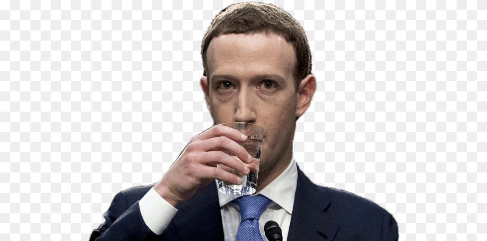 Celebrities Mark Zuckerberg Drinks Water, Accessories, Person, Man, Male Png