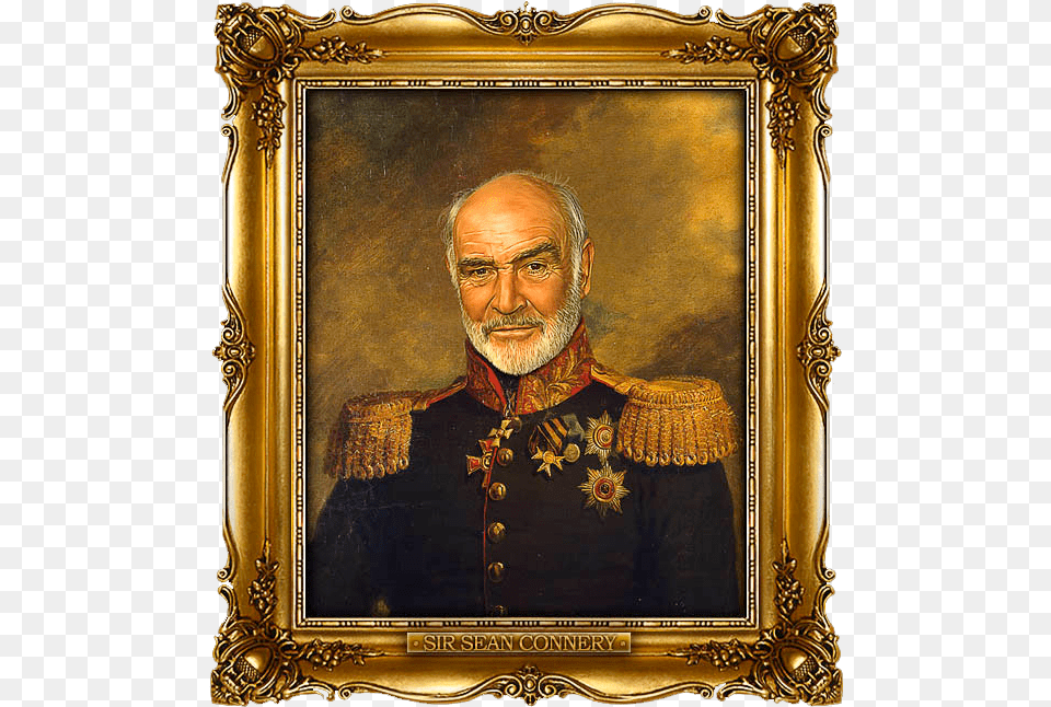 Celebrities Portraits As Generals, Adult, Photography, Person, Painting Png Image
