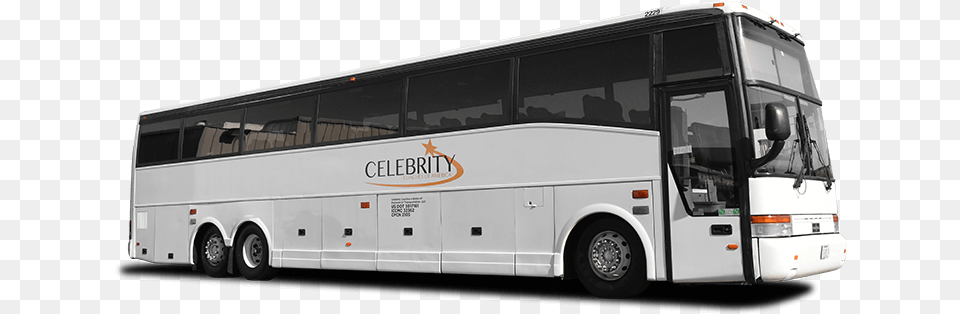 Celebrity Coach Bus Tour Bus Service, Tour Bus, Transportation, Vehicle, Double Decker Bus Free Png Download