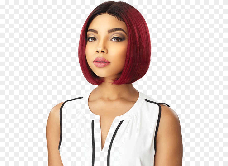 Celebrity Front Wig Sensationnel Motown T1b 530 Color, Adult, Portrait, Photography, Person Png Image