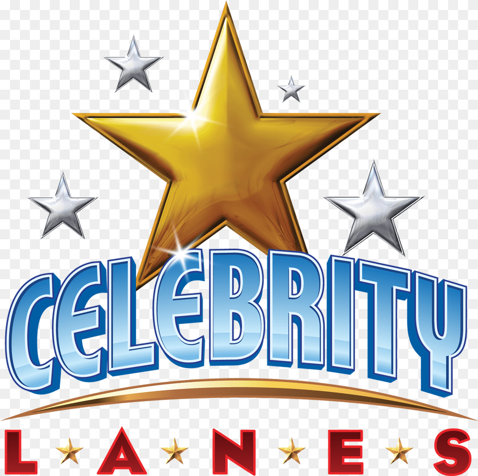 Celebrity Lanes Celebrity Lanes Logo, Symbol, Star Symbol Free Transparent Png